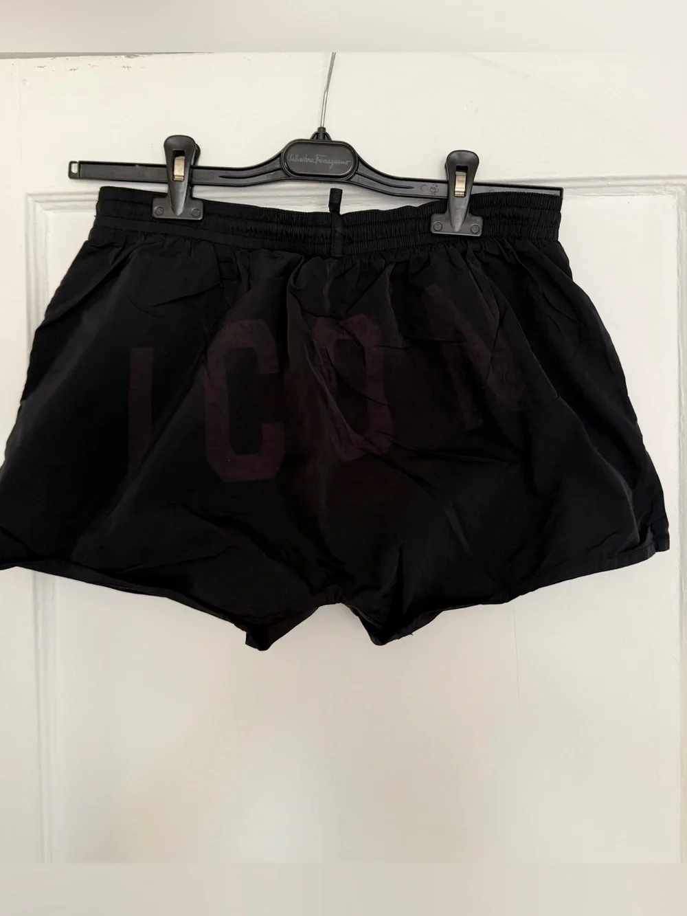 DSQUARED2 Black Drawcord Detail Shorts